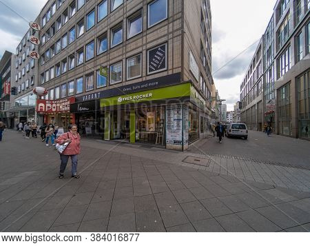 Yves Rocher Shop Store Front In Hannover, Germany, 31.8.2020 Yves Rocher Is A Famous French Brand Of