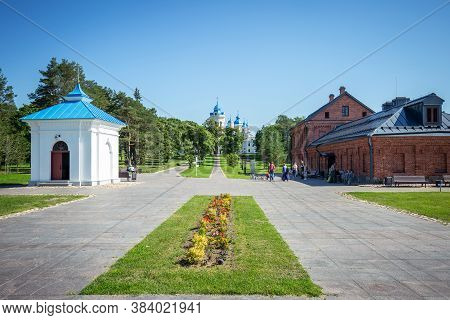 Konevsky Monastery On The Island Konevets, Ladoga Lake, Russia - 08 August 2020