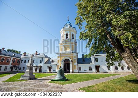 Konevsky Monastery On The Island Konevets, Ladoga Lake, Russia - 08 August 2020