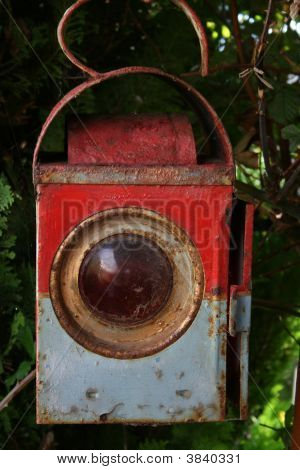 alte Workmans Lampe