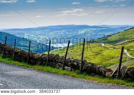 The Kirkstone Pass Road In The English Lake District,