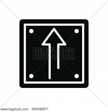 Black Solid Icon For Up Above Aloft Arrow Upload