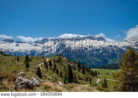 Spring Day In The Majestic Julian Alps, Friuli-venezia Giulia, Italy