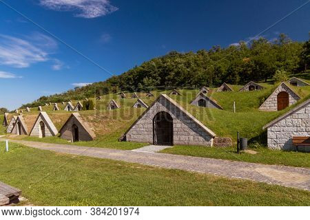 Gombos-hegyi pincesor in Hercegkut, UNESCO site, Great Plain, North Hungary