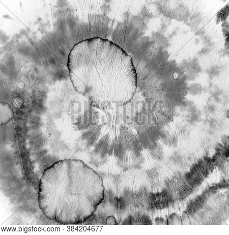 Tie Dye Background. Black Batik Shirt. Ink Watercolor Painting. Tye Dye Art Backdrop. Abstract Patte
