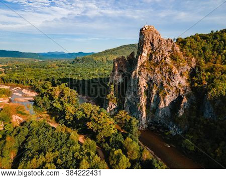 View From Above. Dersu Rock In The Village Of Kavalerovo. Under The Rock In 1903, Vladimir Arseniev 