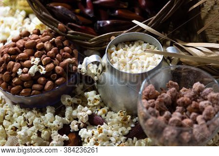 Typical Sweet And Savory Foods From The June Festivals In Brazil