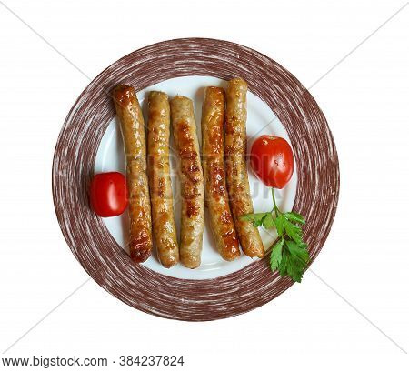 Grillwurst -german  Grilled Sausage With Natural Pork Sausage Skin
