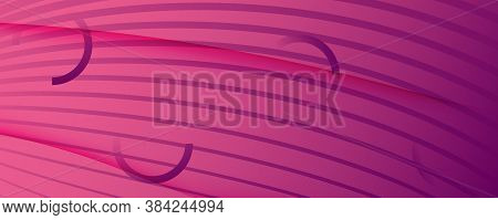 Color Flow Wave. Pink Gradient Background. 3d Fluid Shapes. Digital Banner.  Color Flow Wave. Vivid 