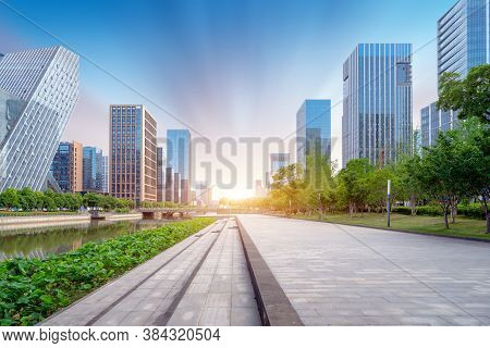 Office Buildings In Ningbo Business District, China