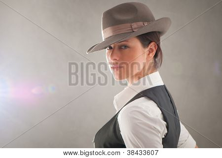 Vintage Woman Portrait