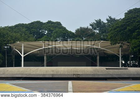 Quezon City, Ph - Oct 6 - Quezon Memorial Circle Stage On October 6, 2018 In Quezon City, Philippine
