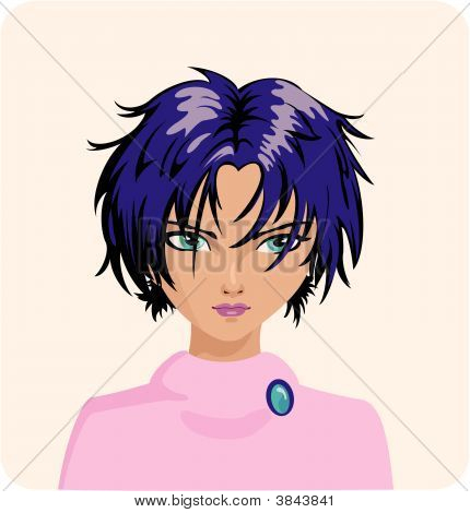 动漫女孩