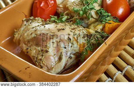 Oregano Chicken  Squash Traybake  - Midweek Family Meals Or Weekend Get-togethers.