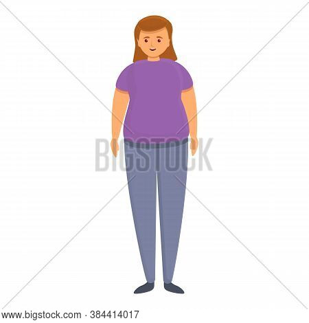 Gluttony Icon. Cartoon Of Gluttony Vector Icon For Web Design Isolated On White Background