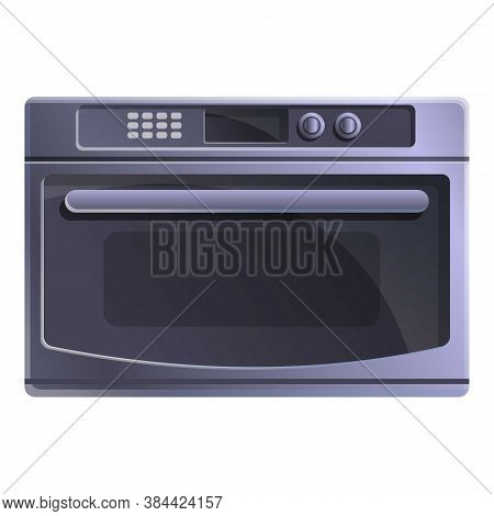 Electric Convection Oven Icon. Cartoon Of Electric Convection Oven Vector Icon For Web Design Isolat