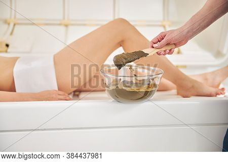 Anti Cellulite Substance For Treatment In Beauty Clinic