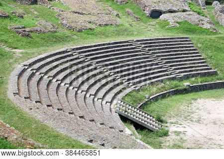 Ancient Roman Theater In Autun, Burgundy, France