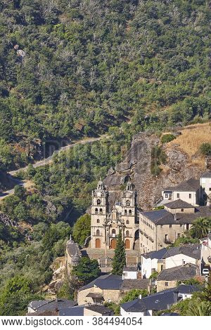 Ribeira Sacra. As Ermidas Village With Antique Church. Galicia, Spain