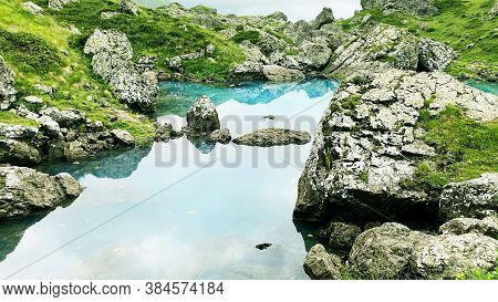 Travel To The Mountainous Region  Of Georgia And Blue Lake.