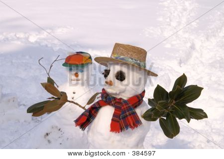 Far & Son snögubbar