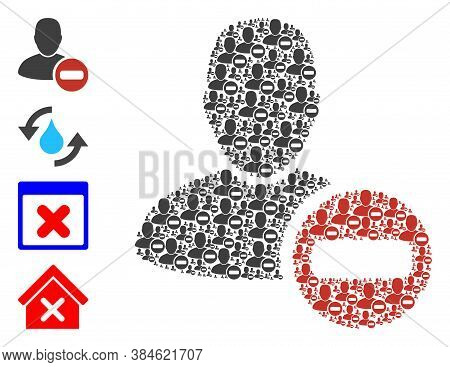 Vector Remove User Mosaic Is Composed Of Randomized Self Remove User Items. Recursion Mosaic Of Remo