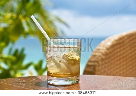 Mojito em um bar de praia