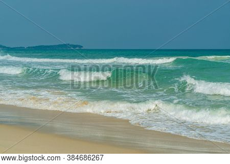 Chaweng beach on Koh Samui island in Thailand