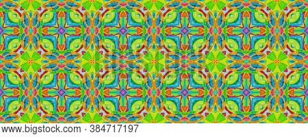 Patterns Ornament. Mexican Drawing. Aztec Border. Colorful Ethnic Trandy Illustration. Portuguese Pr