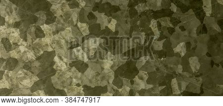 Khaki Texture. Watercolour Camouflage Illustration. Dark Army Textile. Abstract Geometric Design. Gr