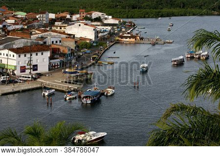 Camamu, Bahia / Brazil - January 10, 2012: View Of The Camamu Bay Located In The Lower South Of Bahi