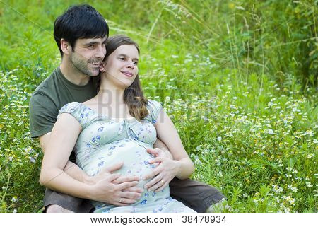 Couple enceinte