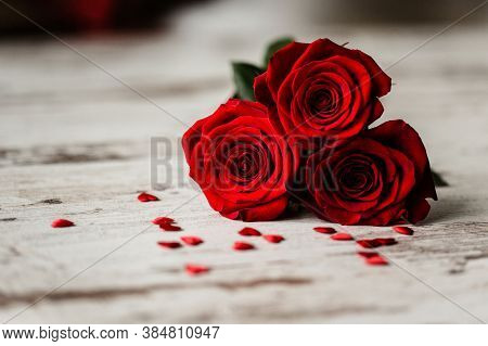 Rose Flower Background. Colorful Roses Flower Pattern. Roses Flower Bouquet. Garden Rose. Red Rose.