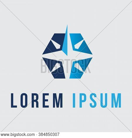 Illustration Design Compass Needle Isolated On White Background. Vector Illustration Eps.8 Eps.10