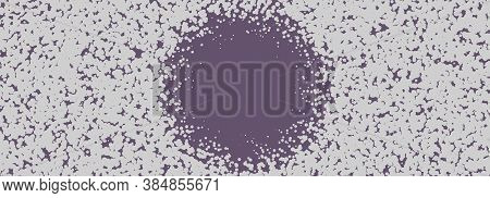 Graphic Style Modern Texture Background With Big Spot, Raster Gradient, Made Of Dotds, Space For Tex