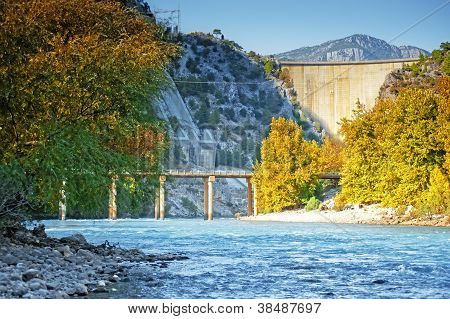 Oymapınar Barajı Manavgat Nehri üzerinde