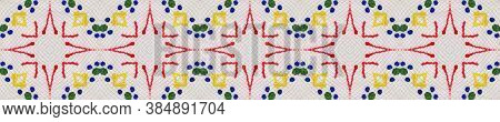 Indian Native American Pattern. Repeat Tie Dye Rapport. Ikat Asian Motif. Abstract Shibori Design. G