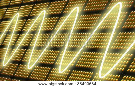 Onde sinusoidali misurazione display