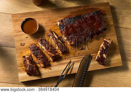 Homemade Smoked St Louis Style Spare Ribs