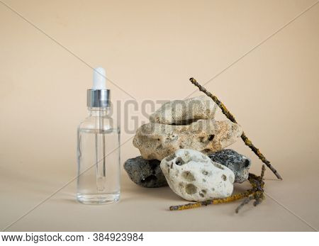 Natural Serums For Face, Hyaluronic Acid, Botulin, Serum. Concept Of Natural Cosmetics, Skin Care.co