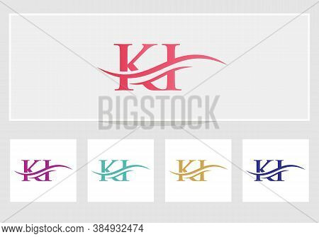 Ki Letters Logo Modern Trendy. Ki Logo Design For Business Corporate Sign