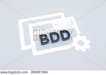 Bdd Concept Text Sunlight 3d Render Illustration