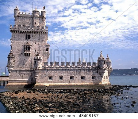 Tornet i Belém, Lissabon, Portugal.