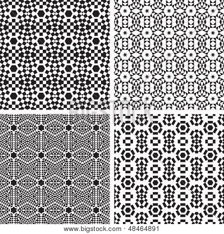 Geometric Ornaments Pattern Set.