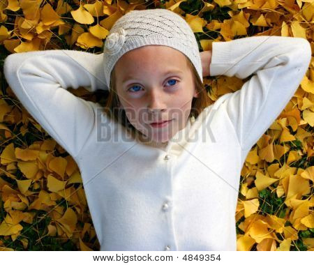 Gingko dziewczynka kapelusz
