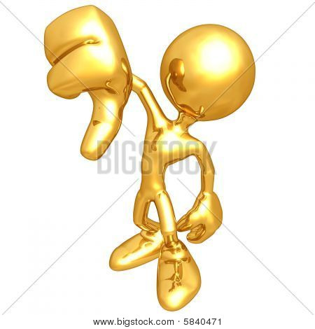 Mini gold-Kerl