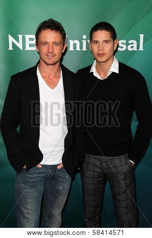 David Lyons, J.D. Pardo at NBC Universal's 