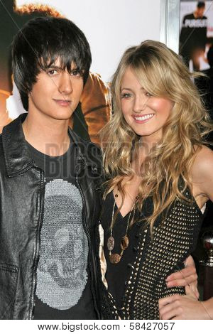 WESTWOOD, CA - DECEMBER 07: Chad Rogers and Victoria Salsbury at the premiere of 