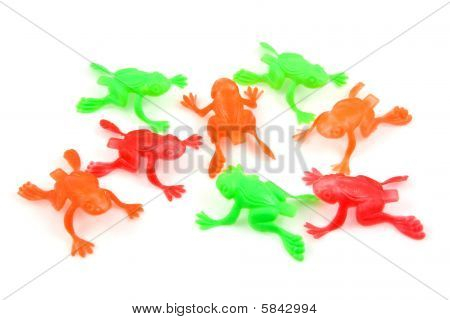 bunten Kunststoff Frosch Spielzeug