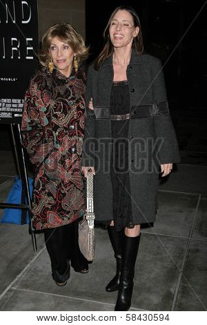 LOS ANGELES - DECEMBER 09: Veronique Passani and Cecilia Peck at the Los Angeles Premiere of Inland Empire at LACMA December 09, 2006 in Los Angeles, CA.